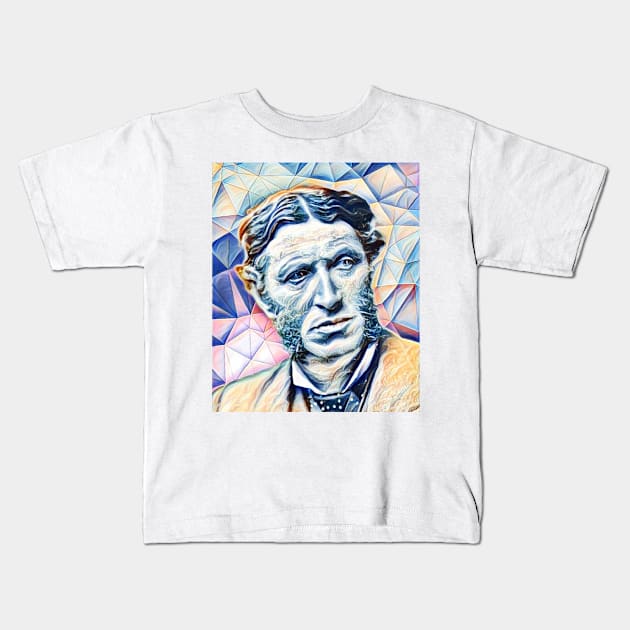 Matthew Arnold Portrait | Matthew Arnold Artwork 12 Kids T-Shirt by JustLit